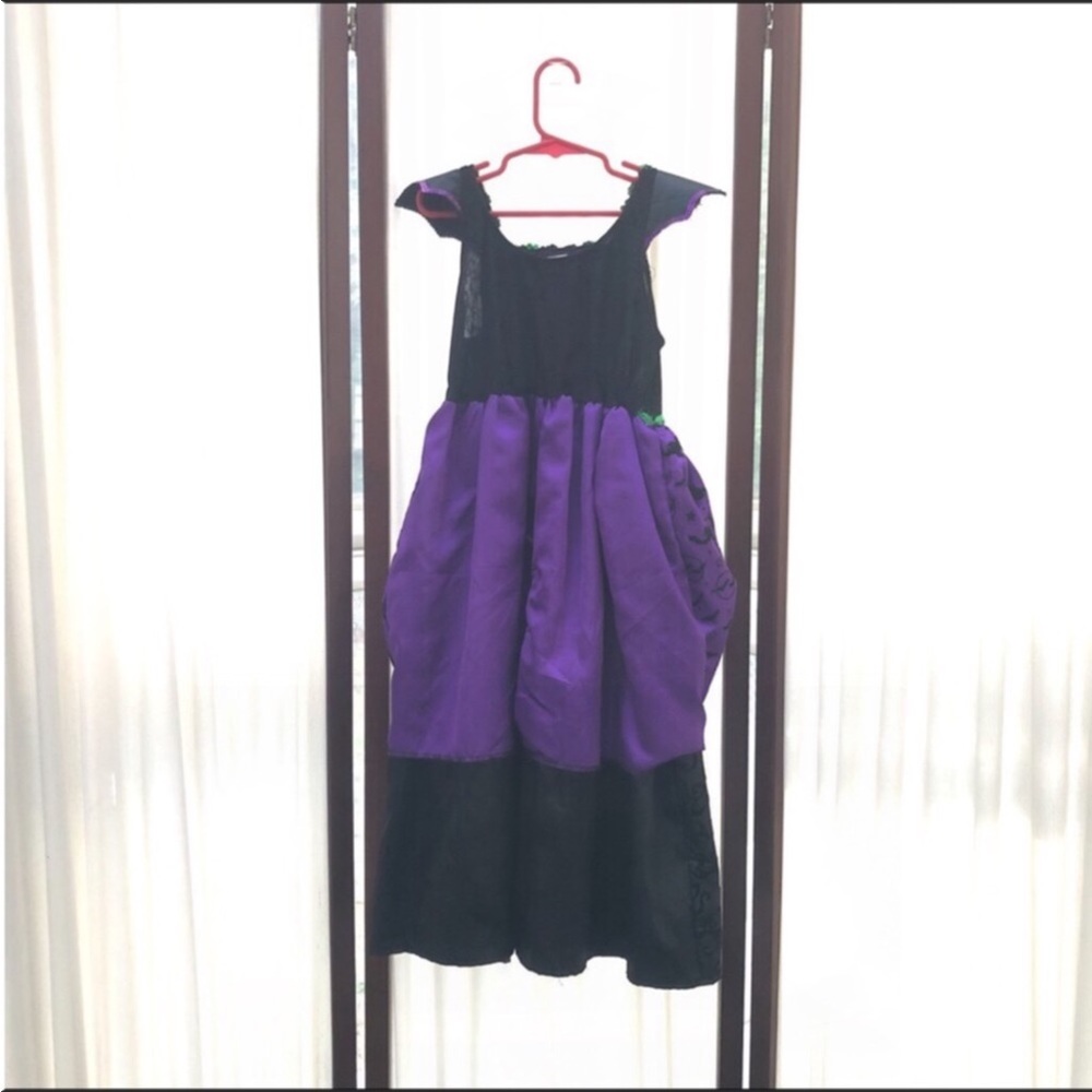 Witch Dress Costume Girls 5/6 - Picture 11 of 16